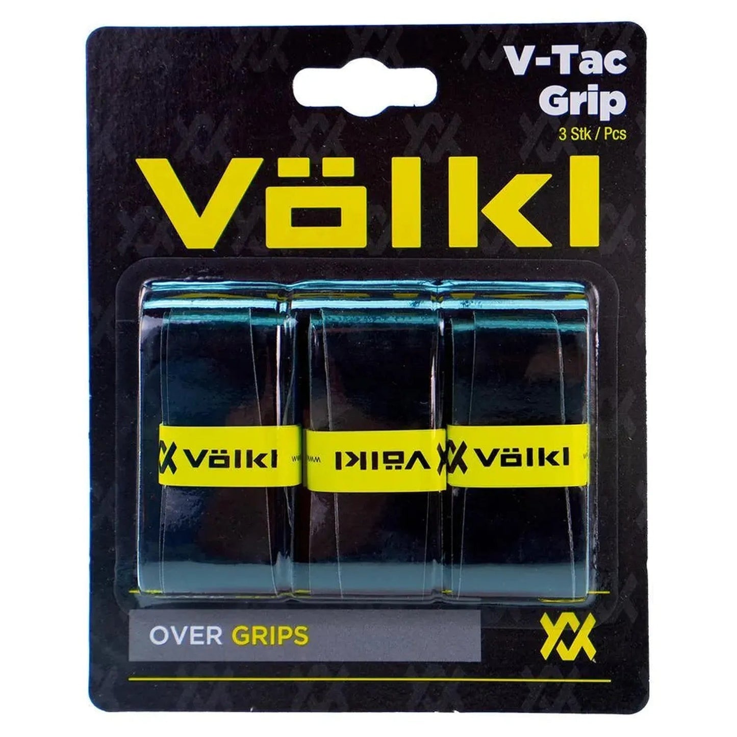V - Tac 3 Pack Black Tennis OvergripTienda Tennis
