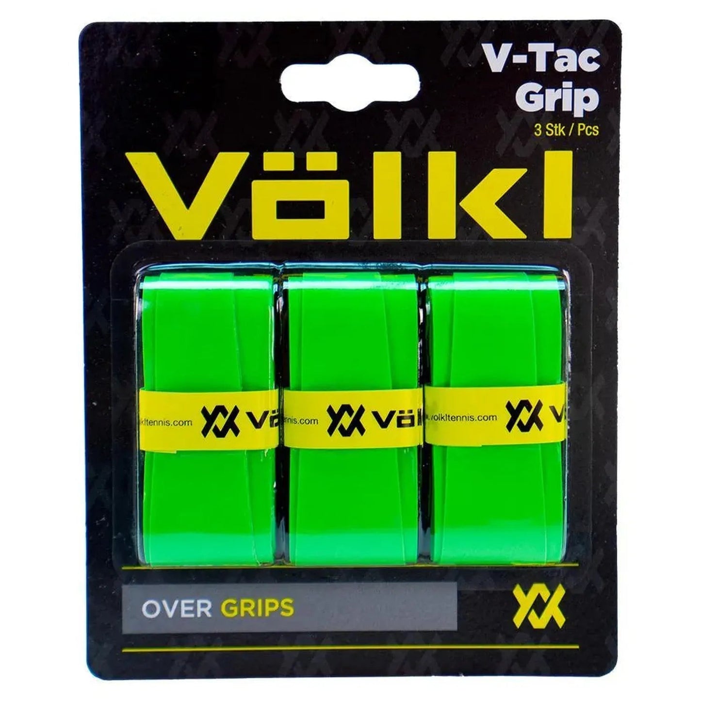 V - Tac 3 Pack Neon Green Tennis OvergripTienda Tennis