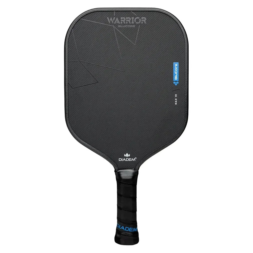 Warrior BluCore v3 Max 19mm Pickleball Paddle BlackTienda Tennis