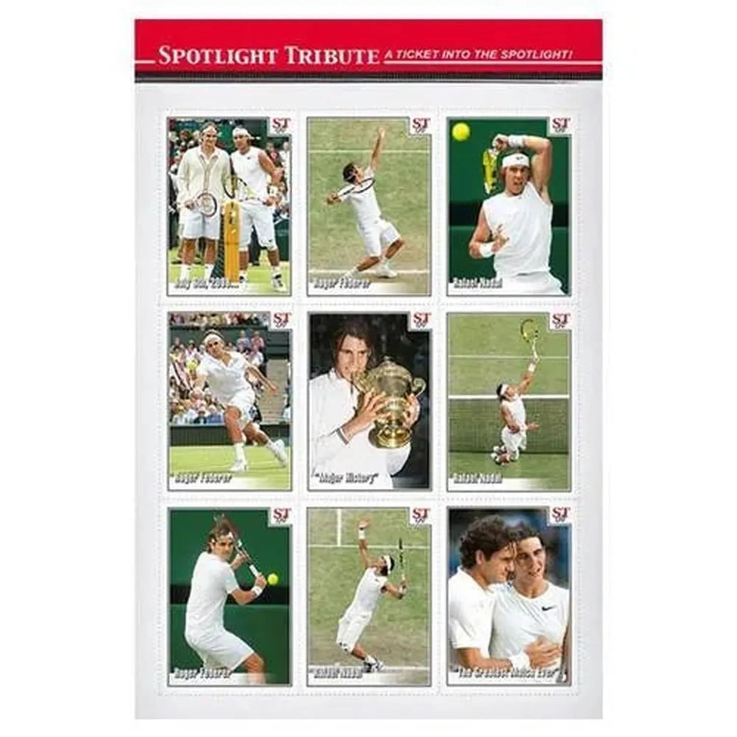 Wimbledon 2008 Final 9 Card TributeTienda Tennis