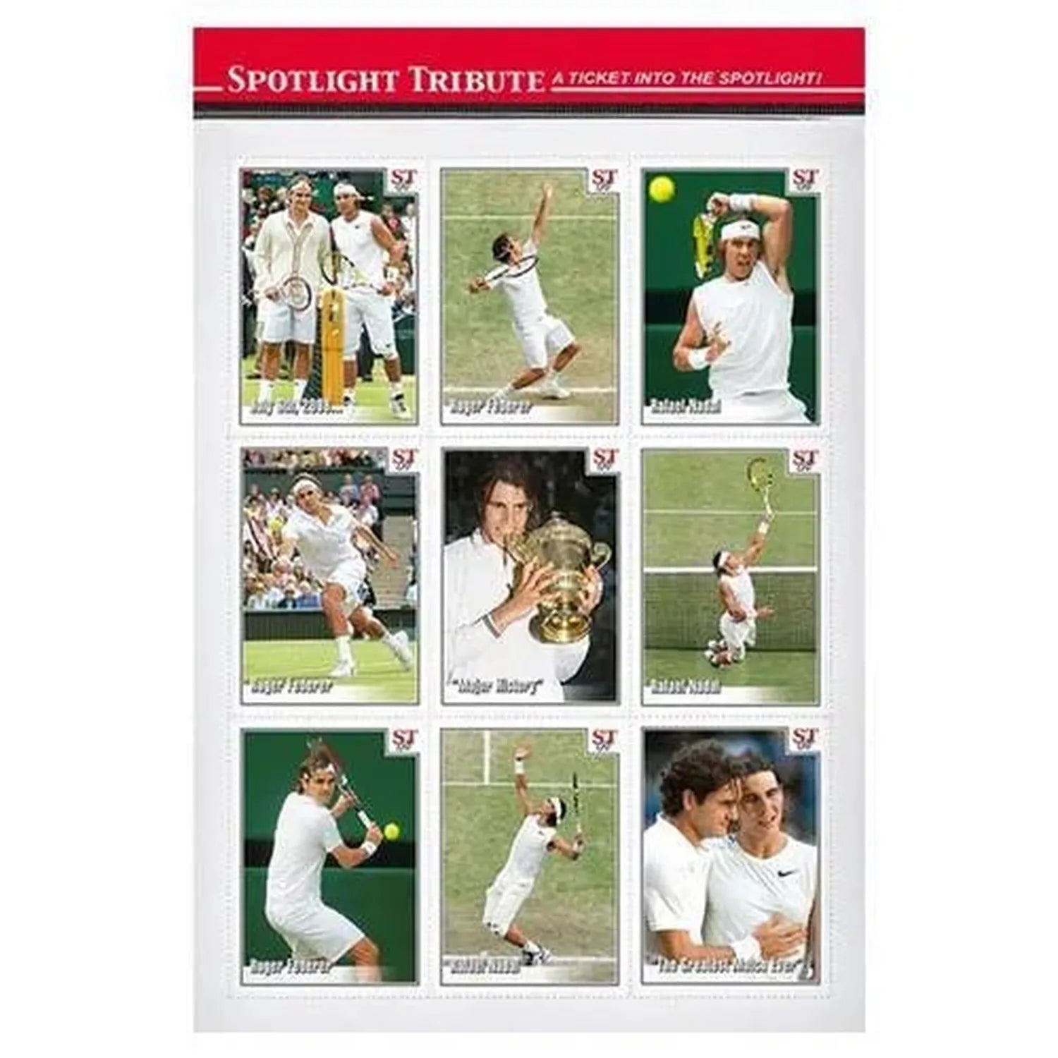Wimbledon 2008 Final 9 Card TributeTienda Tennis
