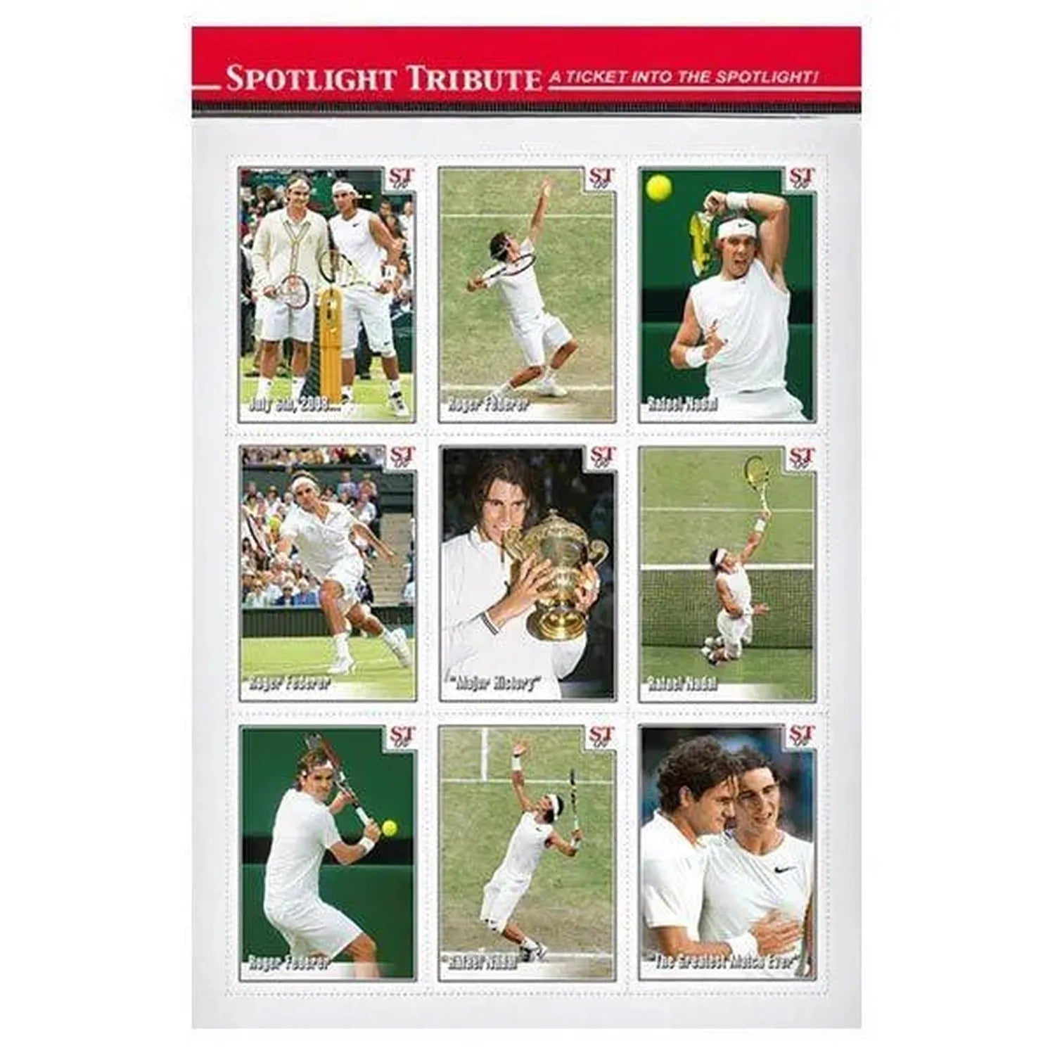 Wimbledon 2008 Final 9 Card TributeTienda Tennis