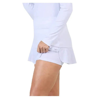 Women's 13 Inch Tennis Skort WhiteTienda Tennis