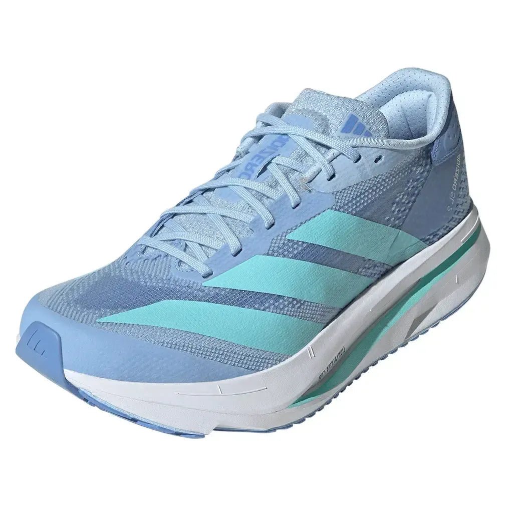Women's Adizero SL2 Running Shoes Glow Blue and Flash AquaTienda Tennis