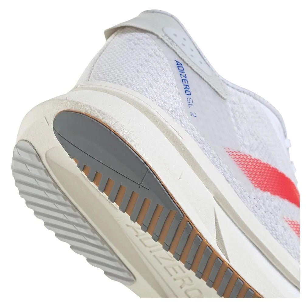 Women's Adizero SL2 Running Shoes White and Pure RubyTienda Tennis