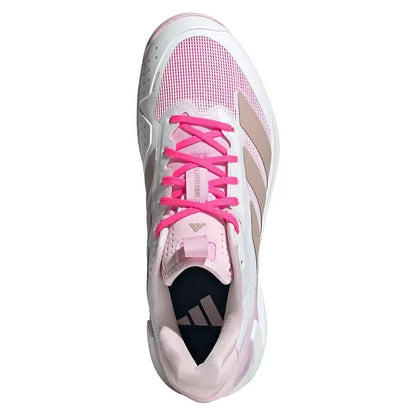 Women's adizero Ubersonic 5 Tennis Shoes Footwear White and Ash PearlTienda Tennis