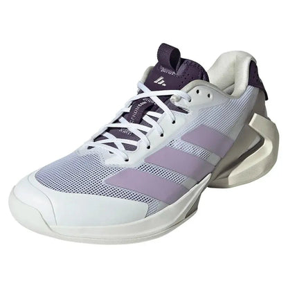 Women's adizero Ubersonic 5 Tennis Shoes Footwear White and Powder PlumTienda Tennis
