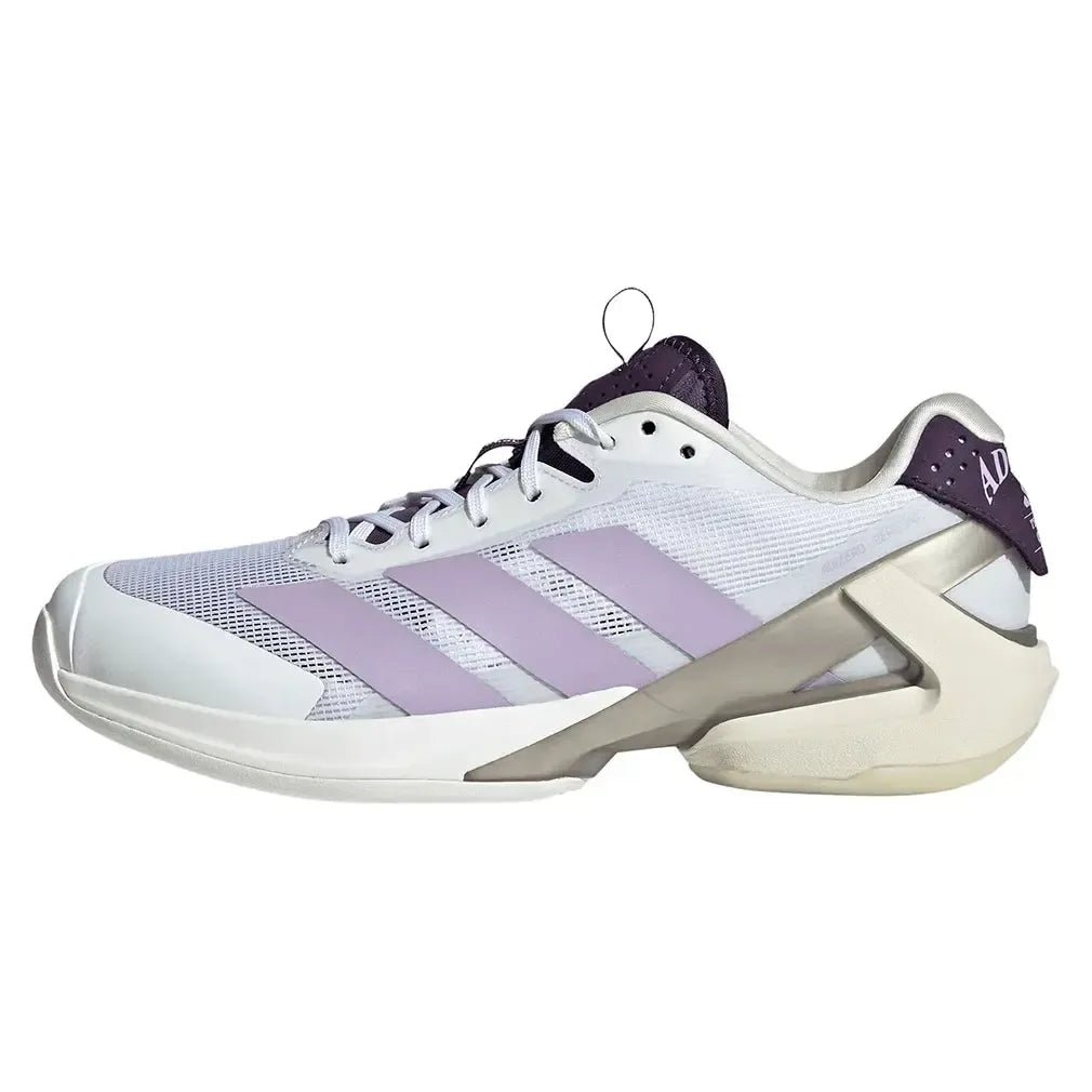 Women's adizero Ubersonic 5 Tennis Shoes Footwear White and Powder PlumTienda Tennis