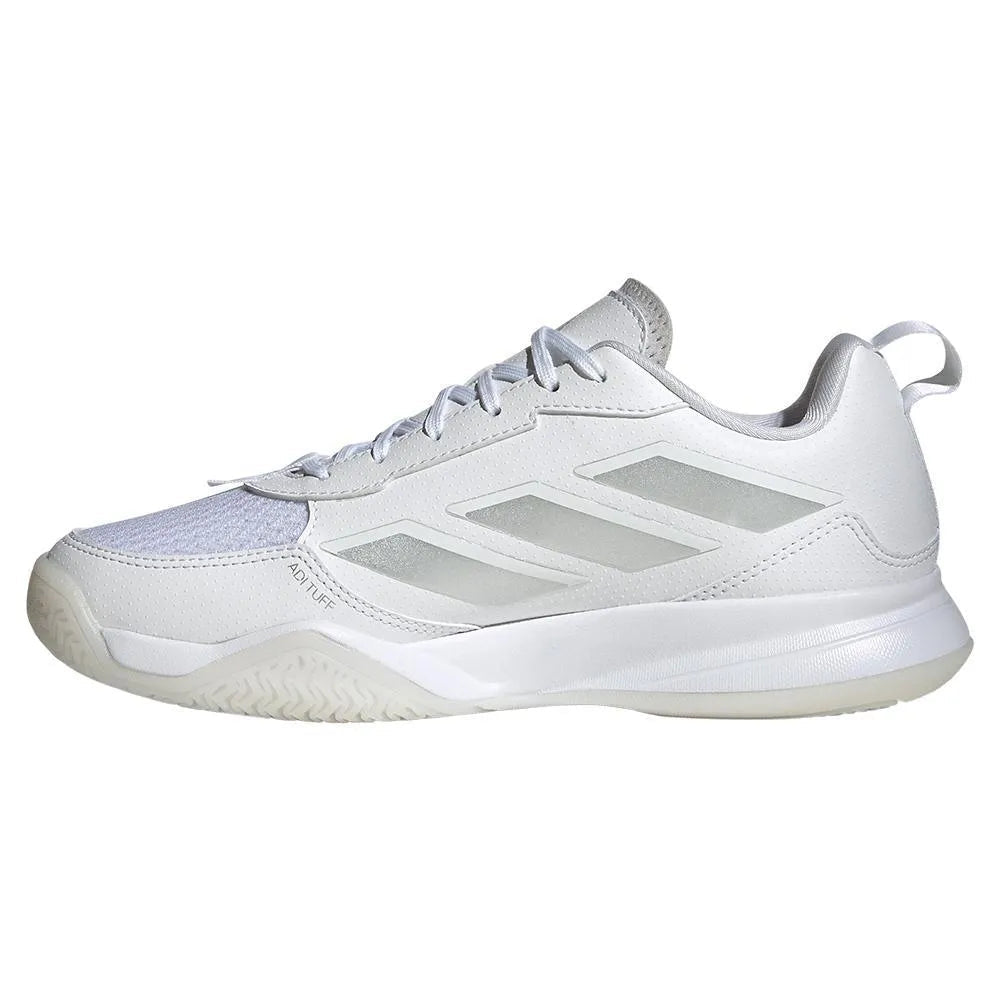 Women's AvaFlash Tennis Shoes White and Metallic SilverTienda Tennis