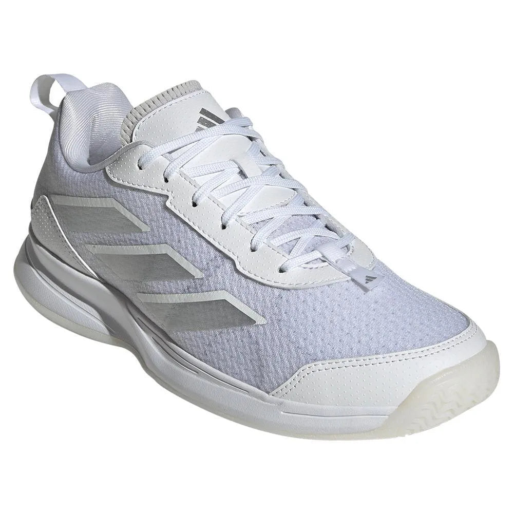 Women's AvaFlash Tennis Shoes White and Metallic SilverTienda Tennis
