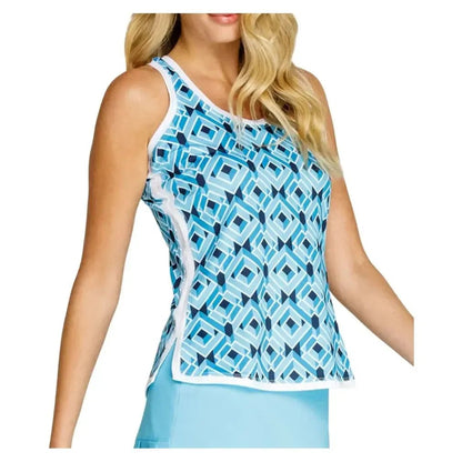 Women's Chevy Racerback Tennis Tank Brick MazeTienda Tennis