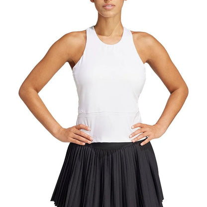 Women's Climacool Mid Length Y Tennis Tank WhiteTienda Tennis