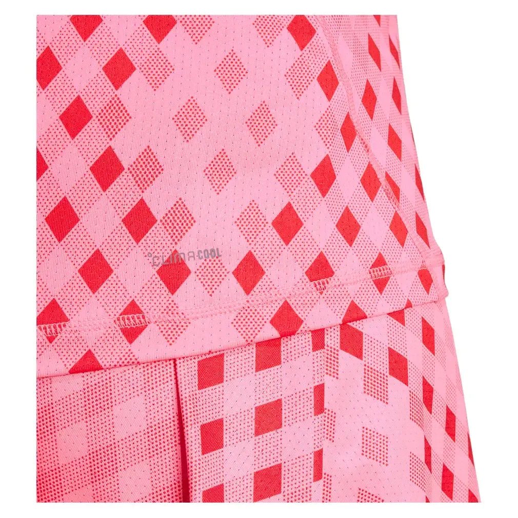 Women's Club Graphic Tennis Tank Lucid Pink and Better ScarletTienda Tennis