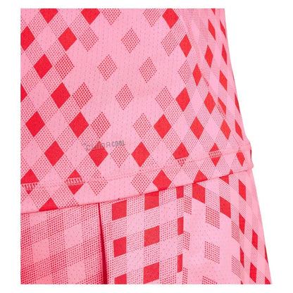 Women's Club Graphic Tennis Tank Lucid Pink and Better ScarletTienda Tennis