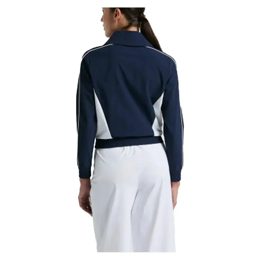 Women's Color Block 1/4 Zip Tennis Top Black IrisTienda Tennis
