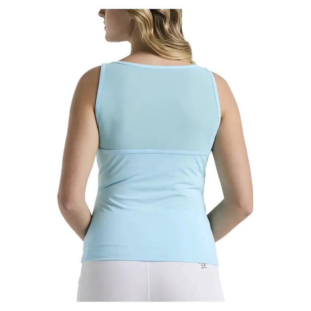 Women's Colorblock Tennis Tank with Mesh CastawayTienda Tennis