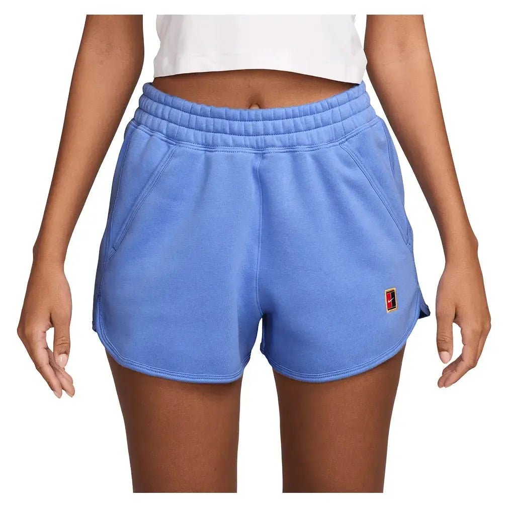 Women's Court Heritage Mid - Rise Fleece Tennis ShortsTienda Tennis