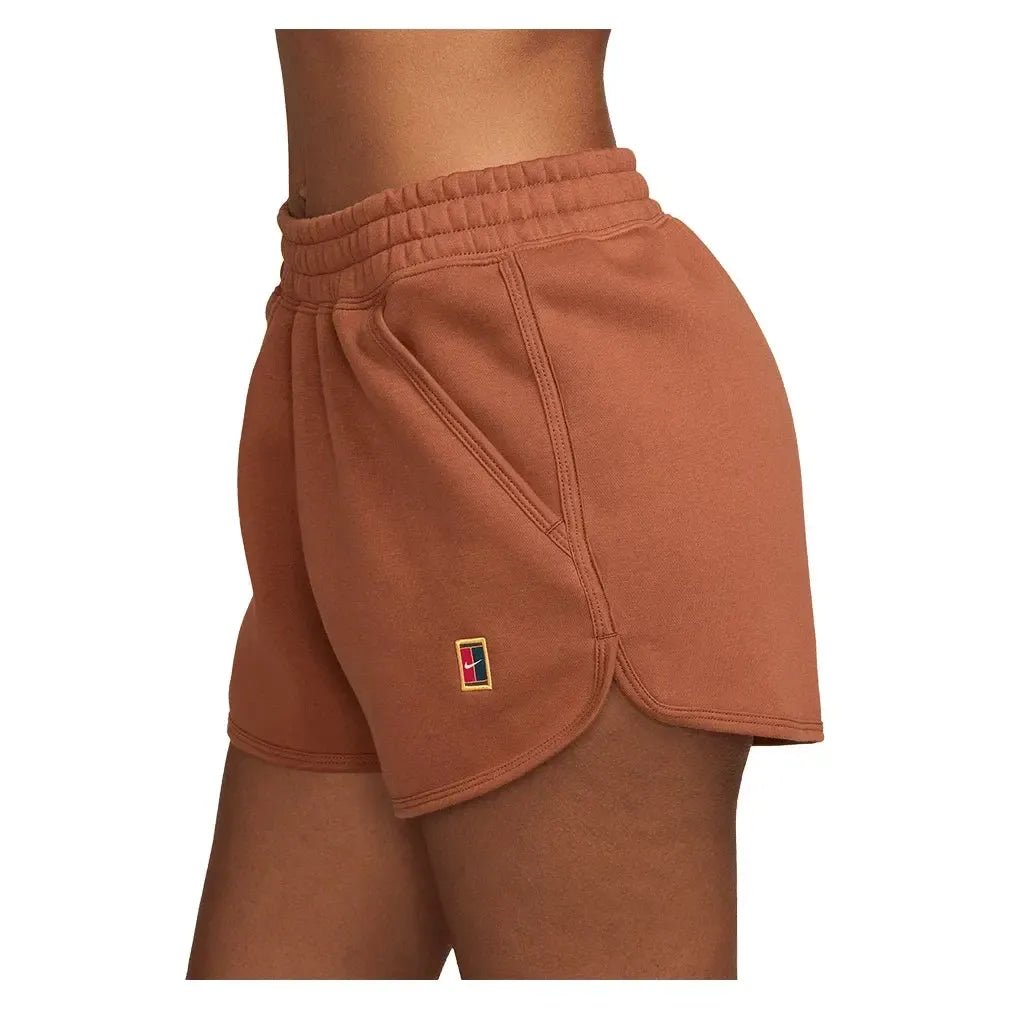 Women's Court Heritage Mid - Rise Fleece Tennis ShortsTienda Tennis