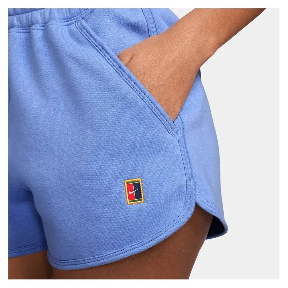 Women's Court Heritage Mid - Rise Fleece Tennis ShortsTienda Tennis