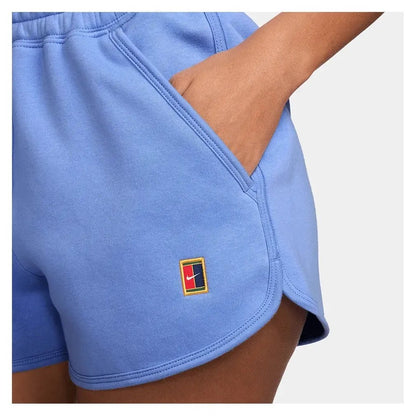 Women's Court Heritage Mid - Rise Fleece Tennis ShortsTienda Tennis