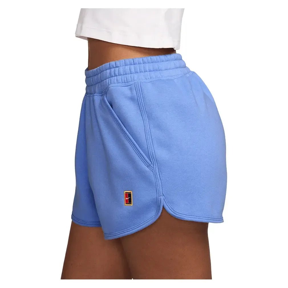 Women's Court Heritage Mid - Rise Fleece Tennis ShortsTienda Tennis