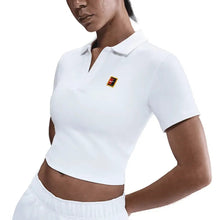 Women's Court Heritage Short - Sleeve Cropped Tennis PoloTienda Tennis