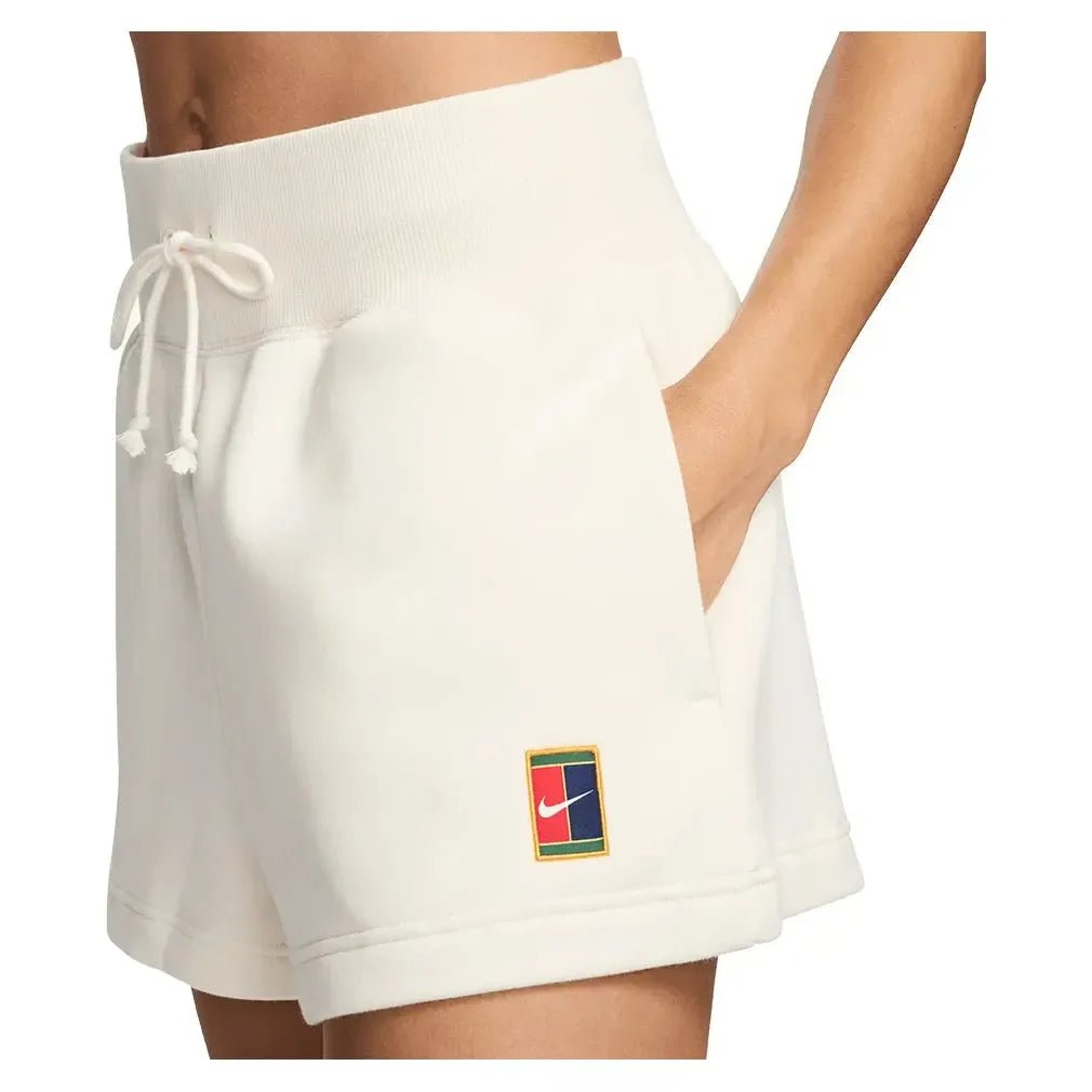 Women's Court Phoenix Fleece Tennis Short Pale IvoryTienda Tennis