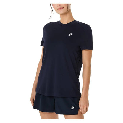 Women's Court Short Sleeve Tennis Top MidnightTienda Tennis