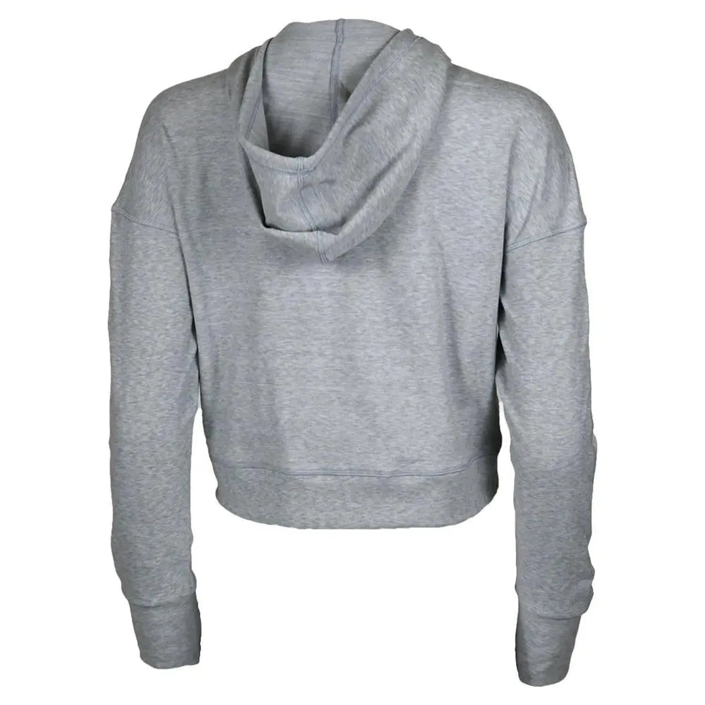 Womens Cropped Fleece Hoodie Glacier GrayTienda Tennis