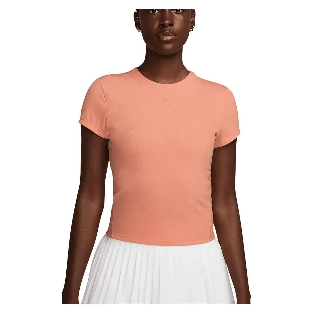 Women's Dri - Fit Advantage Short Sleeve Tennis Top Apricot AgateTienda Tennis