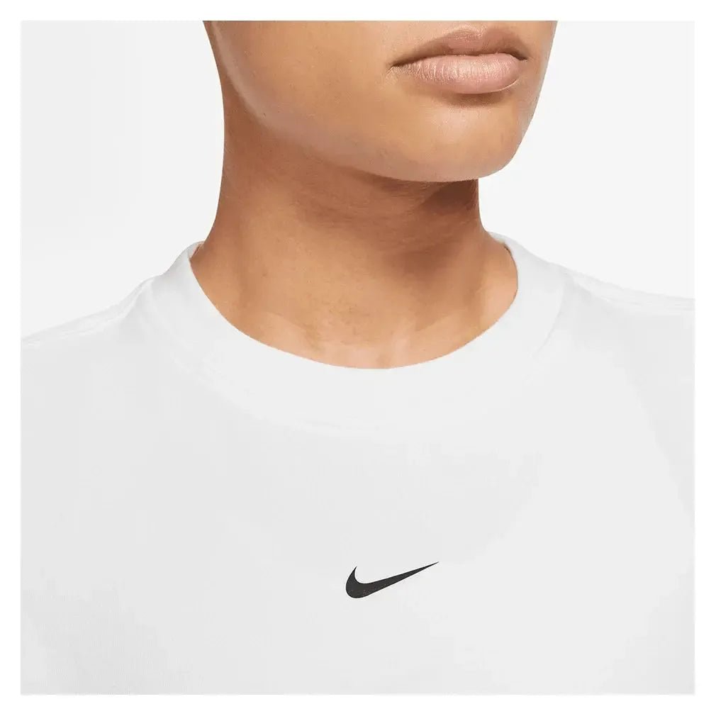 Women's Dri - Fit One Crew - Neck French Terry Sweatshirt WhiteTienda Tennis