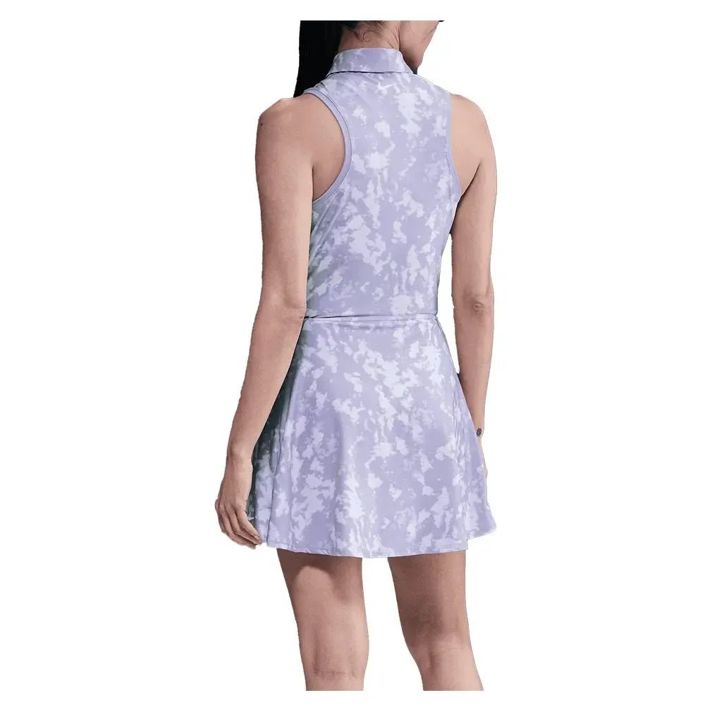 Women's Dri - FIT Victory Sleeveless Print Tennis Polo Lilac Ice and WhiteTienda Tennis