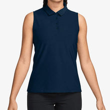 Women's Dri - Fit Victory Sleeveless Tennis Polo Armory Navy and WhiteTienda Tennis