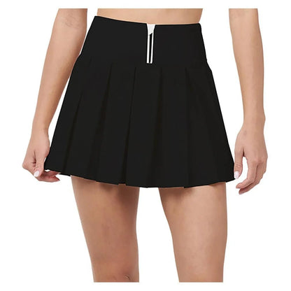 Women's Endure Piped Pleated Tennis Skort BlackTienda Tennis