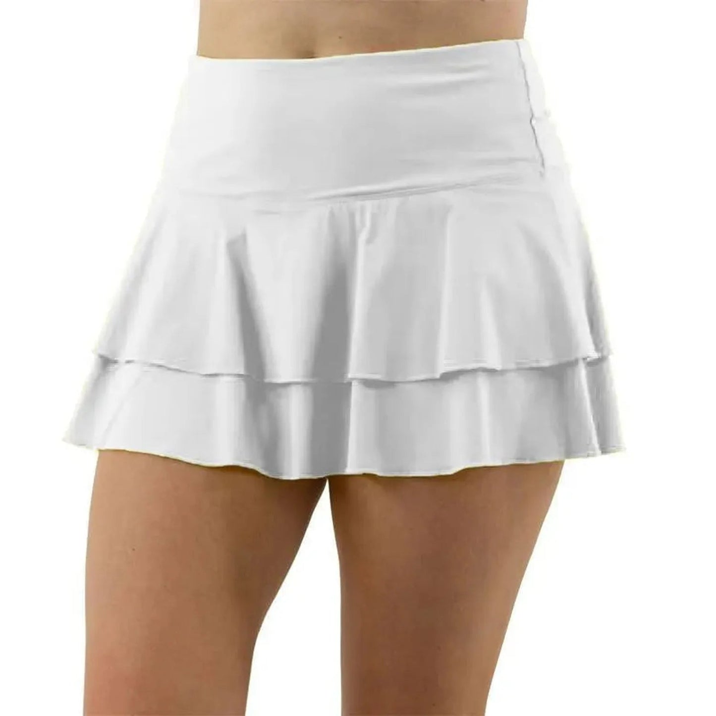 Women's Essentials Tiered Ruffle Tennis SkortTienda Tennis