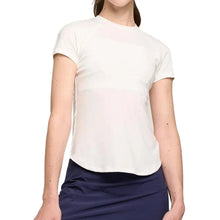 Women's Fitted Raglan Tennis Top WhiteTienda Tennis