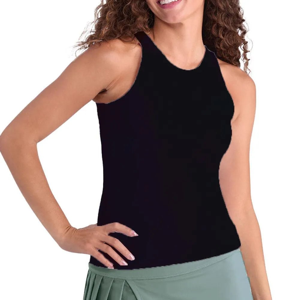 Women's Foundation Hi - Neck Tennis Tank OnyxTienda Tennis