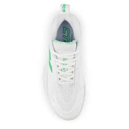 Women's Fresh Foam X CT - Rally B Width Tennis Shoes White and Green AppleTienda Tennis