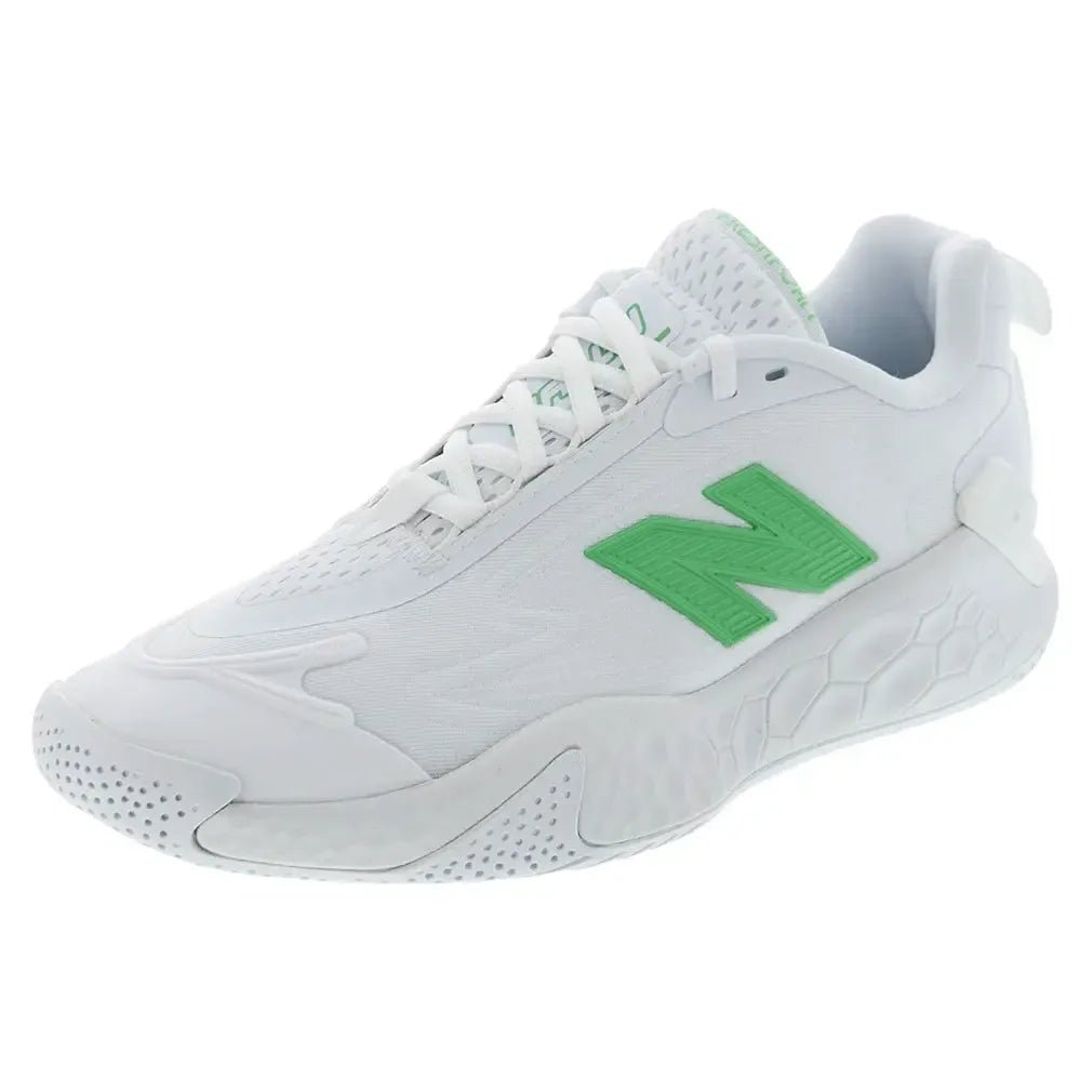 Women's Fresh Foam X CT - Rally B Width Tennis Shoes White and Green AppleTienda Tennis