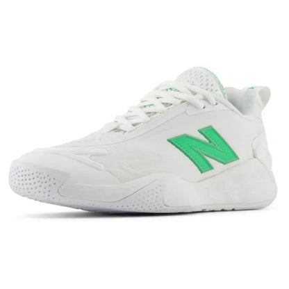 Women's Fresh Foam X CT - Rally B Width Tennis Shoes White and Green AppleTienda Tennis