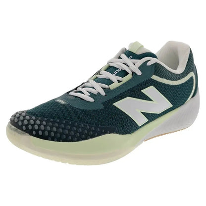 Women's FuelCell 996v6 B Width Tennis Shoes New Spruce and WhiteTienda Tennis