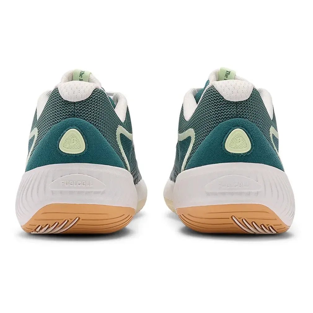 Women's FuelCell 996v6 B Width Tennis Shoes New Spruce and WhiteTienda Tennis