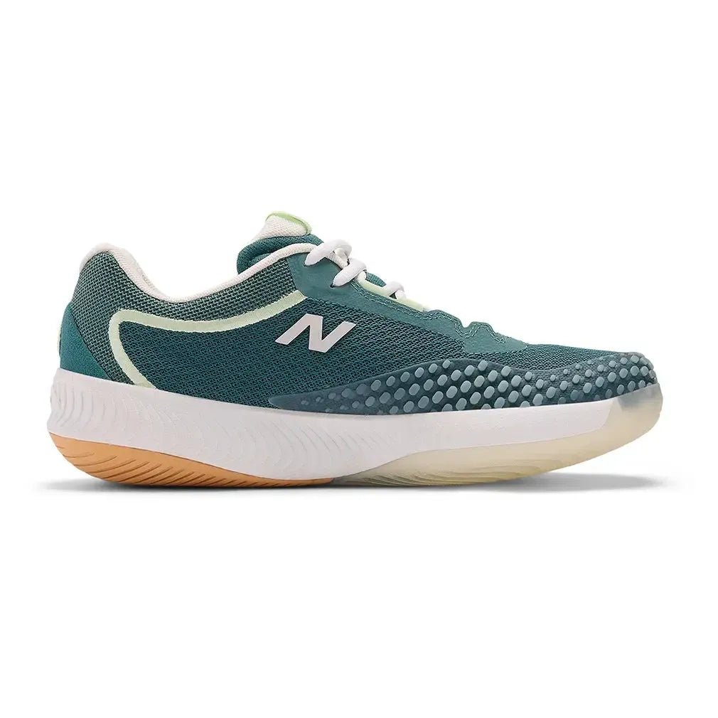 Women's FuelCell 996v6 B Width Tennis Shoes New Spruce and WhiteTienda Tennis