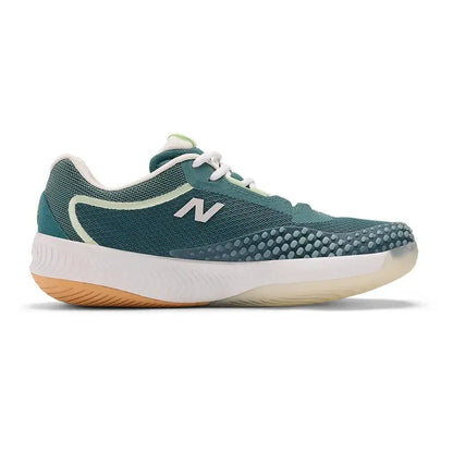 Women's FuelCell 996v6 B Width Tennis Shoes New Spruce and WhiteTienda Tennis