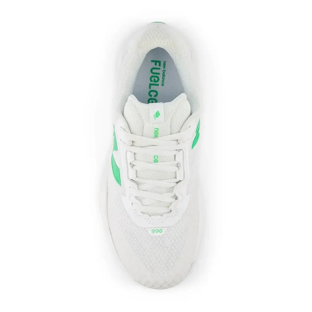 Women's FuelCell 996v6 B Width Tennis Shoes White and Green AppleTienda Tennis