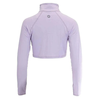Women's Full Zip Tennis Crop TopTienda Tennis