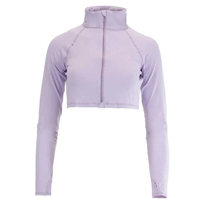Women's Full Zip Tennis Crop TopTienda Tennis