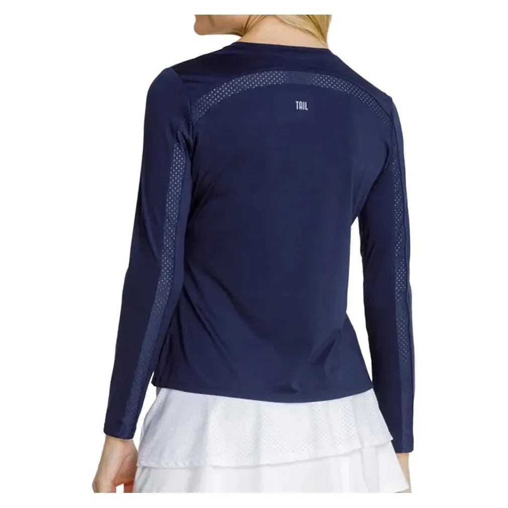 Women's Gastonia Long Sleeve Tennis Top Navy BlueTienda Tennis