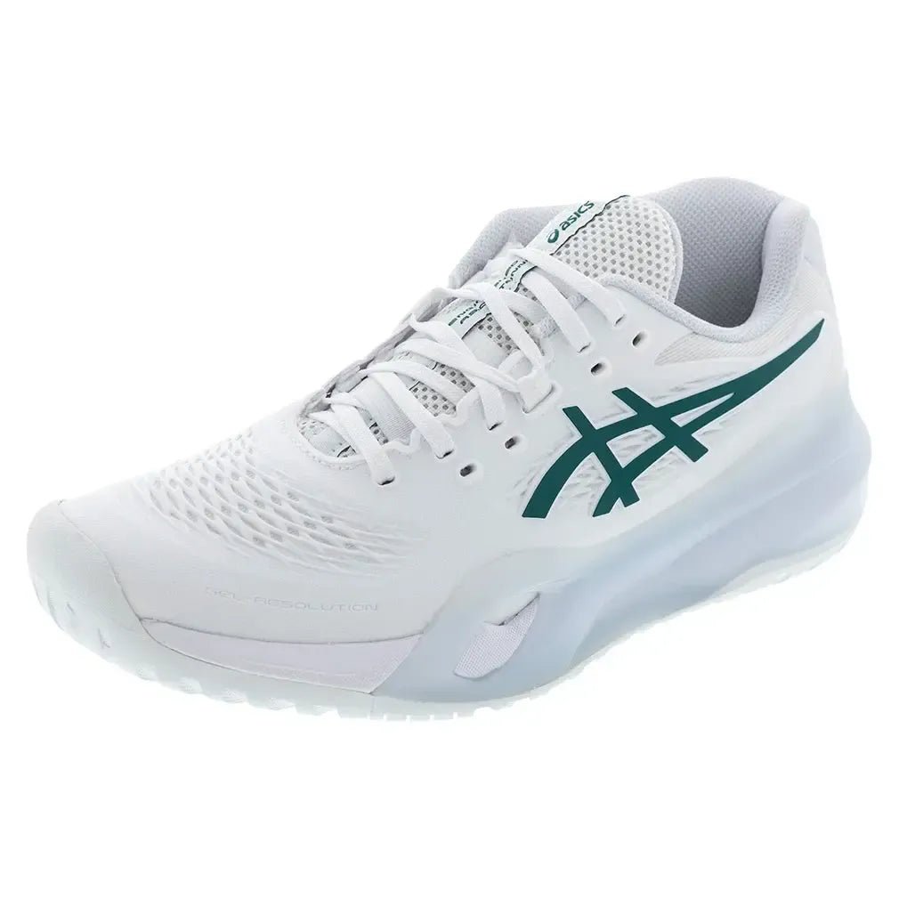 Women's GEL - Resolution X Tennis Shoes White and Pitch GreenTienda Tennis