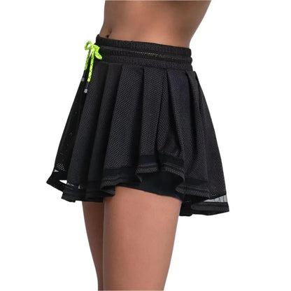 Women's High Waist Real Tulle Tennis SkortTienda Tennis